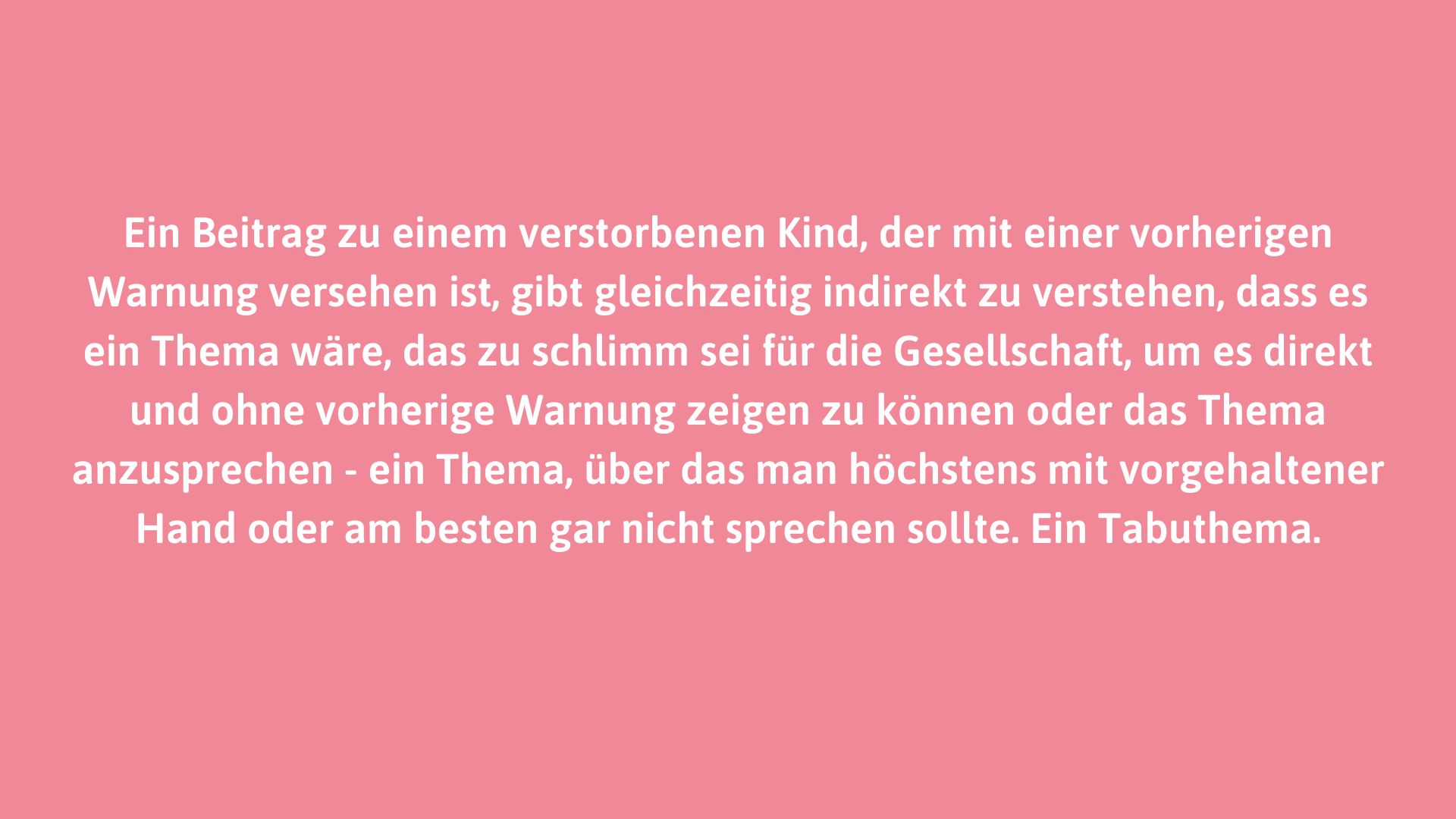 Claudia und Robert von "Freiheit im Gepäck" erklären, warum sie auf eine Triggerwarnung beim Thema Fehlgeburt verzichten.