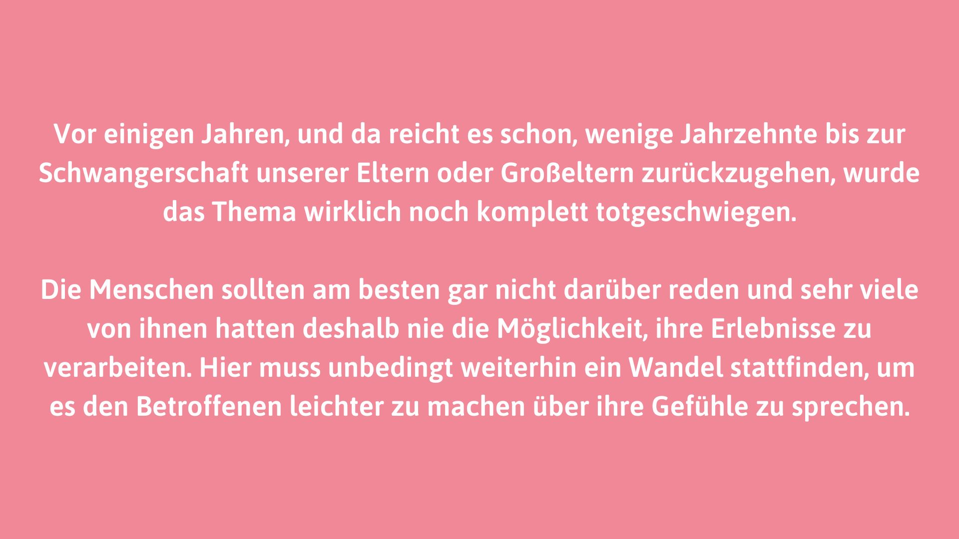 Claudia und Robert von "Freiheit im Gepäck" erklären, warum sie auf eine Triggerwarnung beim Thema Fehlgeburt verzichten.