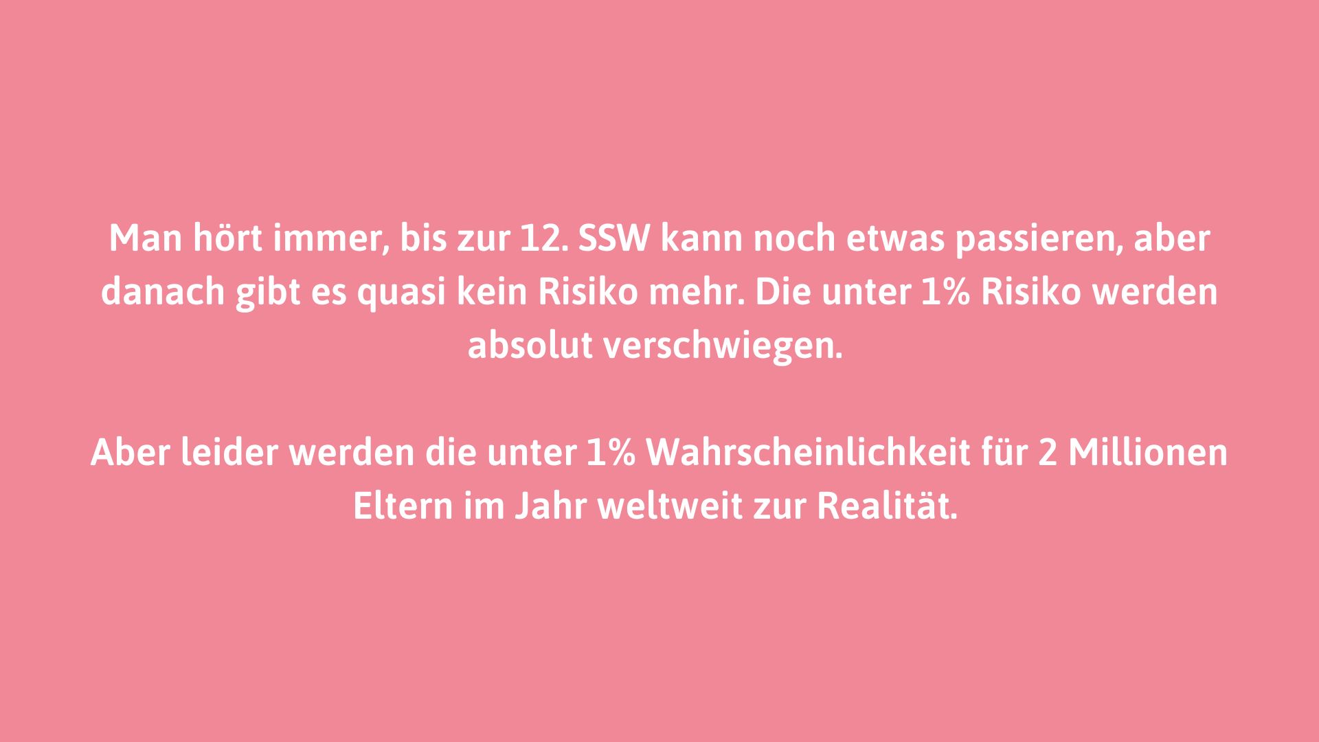 Claudia und Robert von "Freiheit im Gepäck" erklären, warum sie auf eine Triggerwarnung beim Thema Fehlgeburt verzichten.
