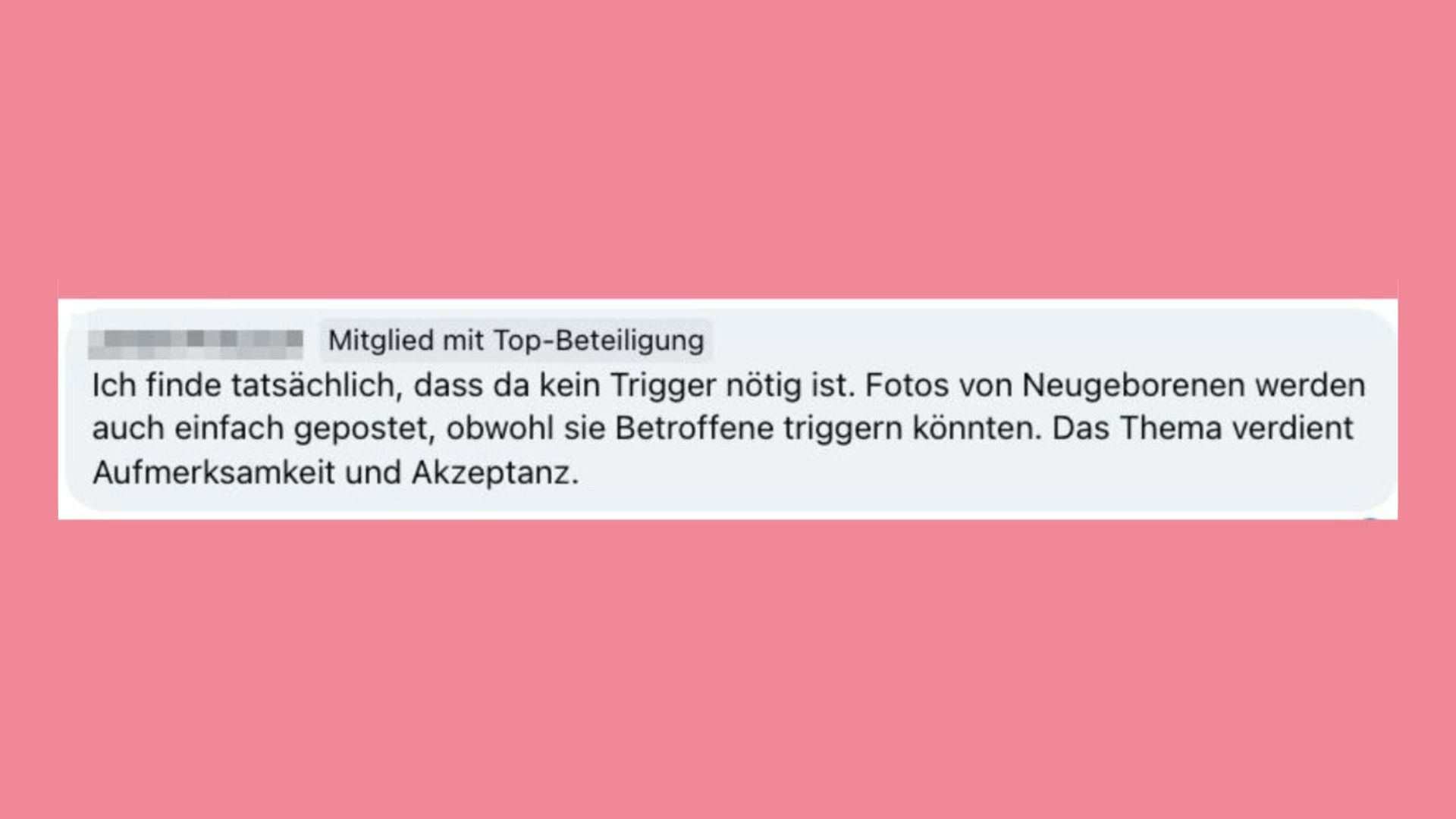 Braucht eine Fehlgeburt eine Triggerwarnung? Die Meinungen aus der Echte Mamas Community.