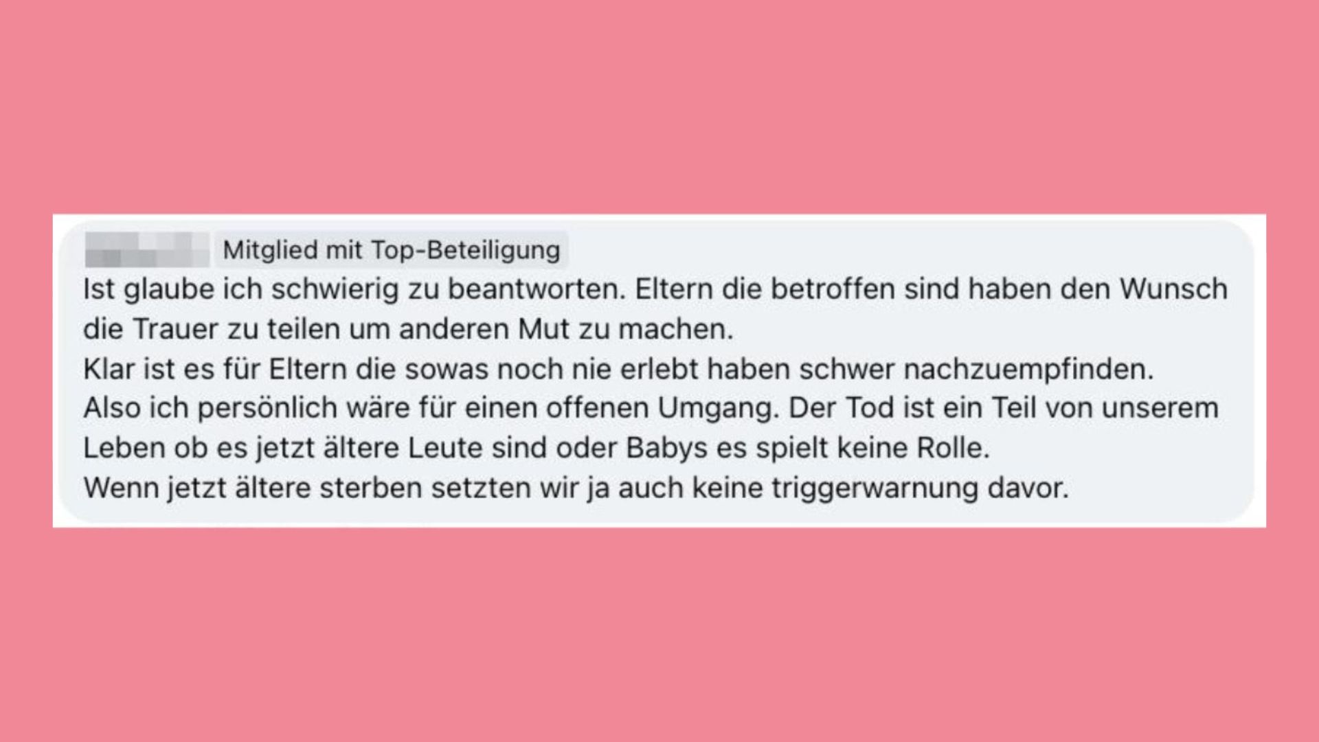 Braucht eine Fehlgeburt eine Triggerwarnung? Die Meinungen aus der Echte Mamas Community.
