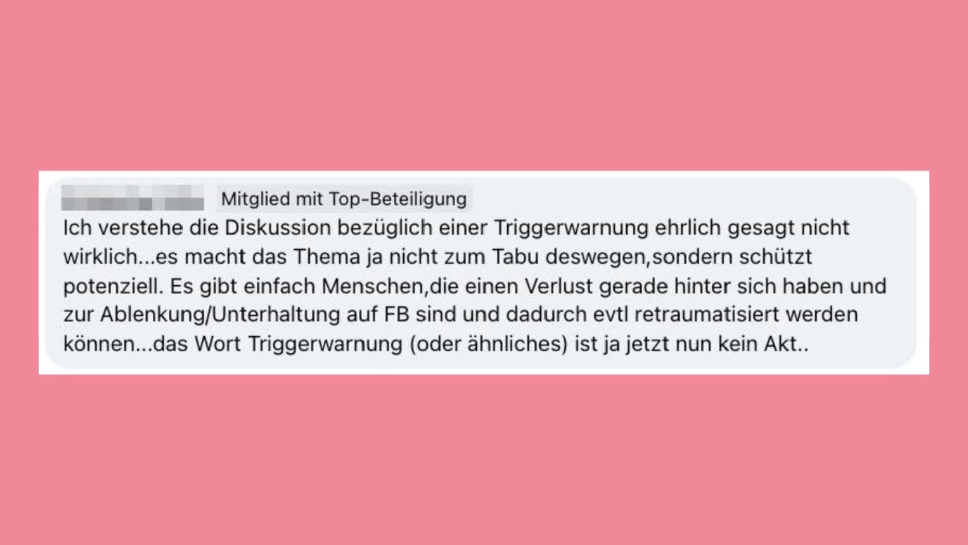 Braucht eine Fehlgeburt eine Triggerwarnung? Die Meinungen aus der Echte Mamas Community.