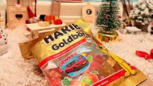 Über Nacht ist aus der kleinen Tüte Gummibärchen eine große geworden - die Kinder haben gestaunt.