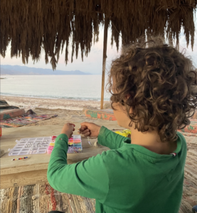 Am Strand macht lernen viel mehr Spaß!