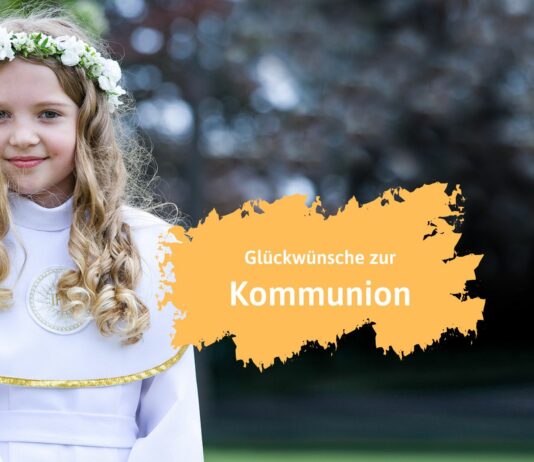 So formulierst du Glückwünsche zur Kommunion kindgerecht und von Herzen kommend! Foto: Bigstock