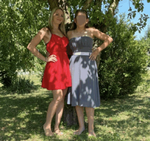 Stephanie und eine ihrer Töchter.