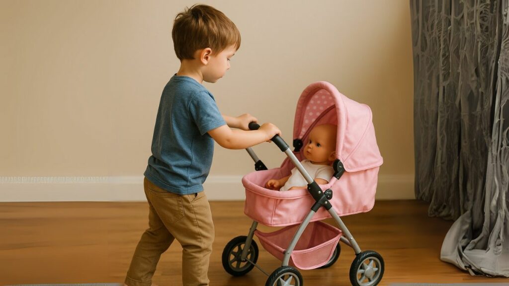 „Mein Sohn liebt seinen Puppenwagen – und mir macht das Angst.”