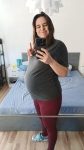Trotz der schweren Diagnose verlor Rahel während der Schwangerschaft nie die Hoffnung.