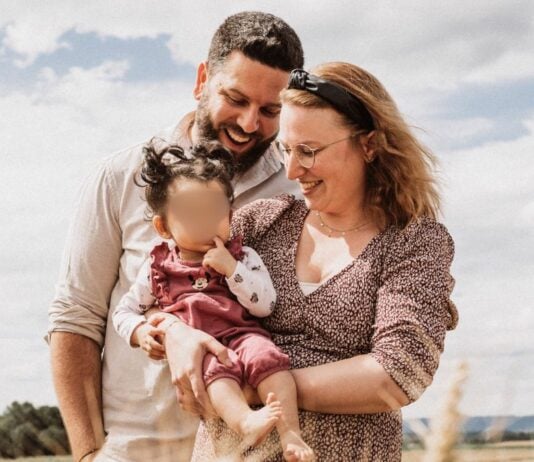 Annika und ihre kleine Familie.