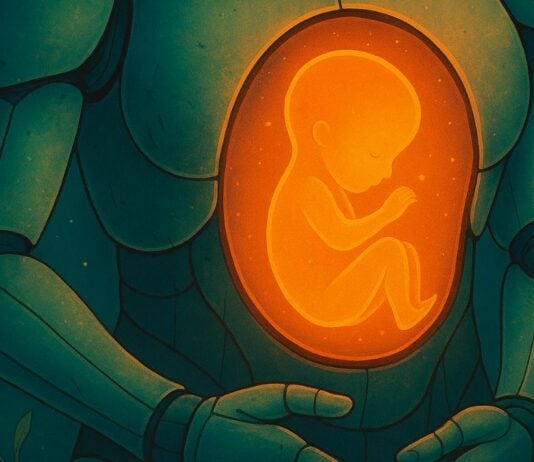 Ein Roboter, der Babys austrägt – kann das Wirklichkeit werden?