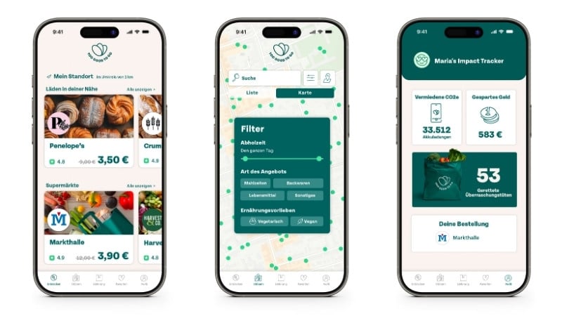 Schnell und easy: Mit der App ist die nächste Überraschungstüte nur einen Klick entfernt. Foto: Too Good To Go