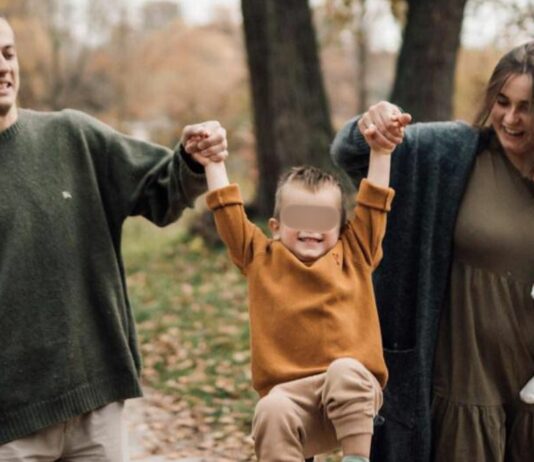 Darja lebt mir ihren beiden Kindern in der Ukraine, ihr Mann dient an der Front.