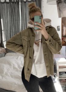 Chiara im 9. Monat ihrer unbemerkten Schwangerschaft.